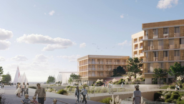 В Петербурге представили облик будущего мегапроекта на заливе. Фото - новостной портал st-piter.ru