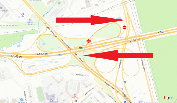 Два съезда КАД в Петербурге закрываются на месяц - новостной портал st-piter.ru