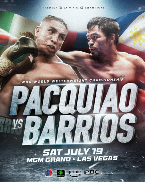 Стала известна дата боя 46-летнего Пакьяо за чемпионский титул WBC - новостной портал st-piter.ru