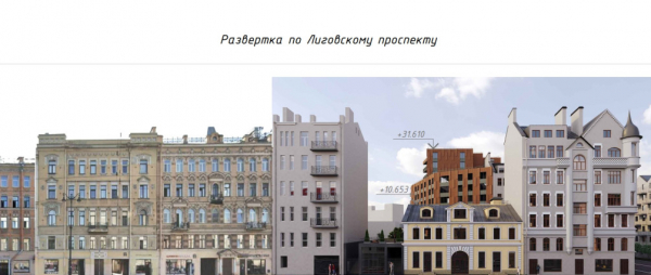 В историческом центре Петербурга появится 11-этажнй отель. Фото - новостной портал st-piter.ru