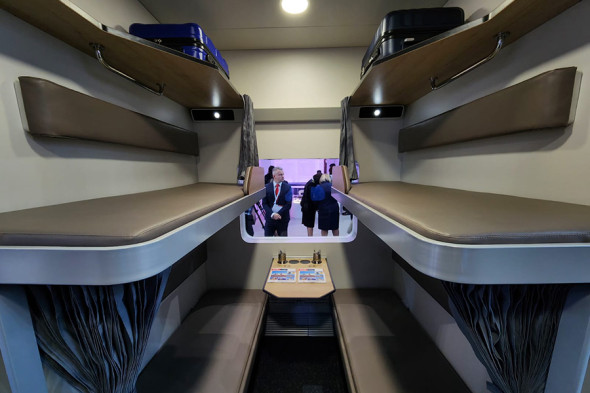 РЖД показали видео с новым увеличенным плацкартным вагоном - новостной портал st-piter.ru