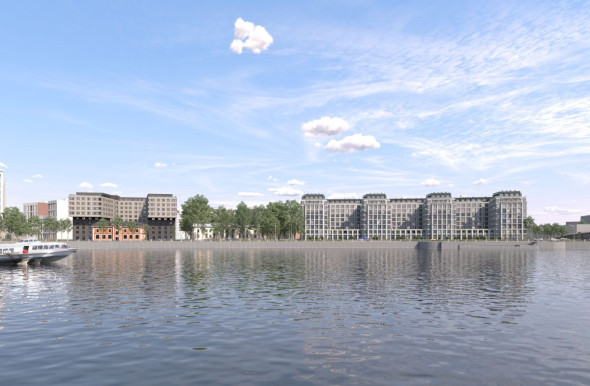 Что построят в Петербурге вместо бизнес-центра на набережной. Фото - новостной портал st-piter.ru