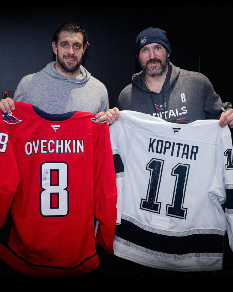 Овечкин инициировал рукопожатие игроков &laquo;Вашингтона&raquo; с Копитаром - новостной портал st-piter.ru