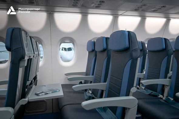 Минпромторг показал новый интерьер импортозамещенного SJ100 - новостной портал st-piter.ru
