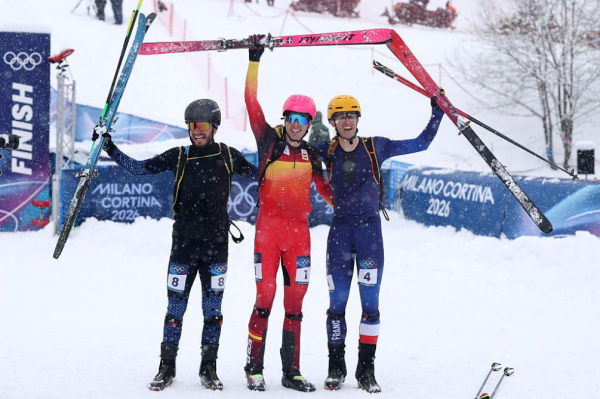 Как Россия завоевала первую медаль Олимпиады-2026. Фоторепортаж - новостной портал st-piter.ru