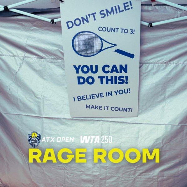 На турнире WTA в Остине для теннисисток открыли &laquo;комнату ярости&raquo; - новостной портал st-piter.ru